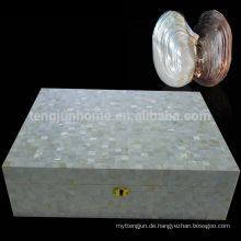 CCFW-CH Luxus Geschenk Humidor Zigarre Uhrenbox mit Süßwasser-Shell